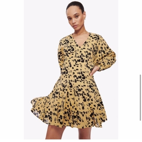 ANINE BING Peyton Dress in Painterly Leo Multi in Size Small NEW - Picture 6 of 14